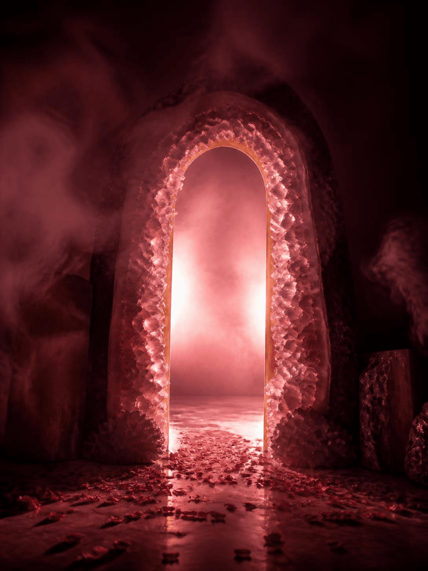 Imagen de referencia generada con IA — pendiente de reemplazo (el portal de cristal, umbral del despertar)